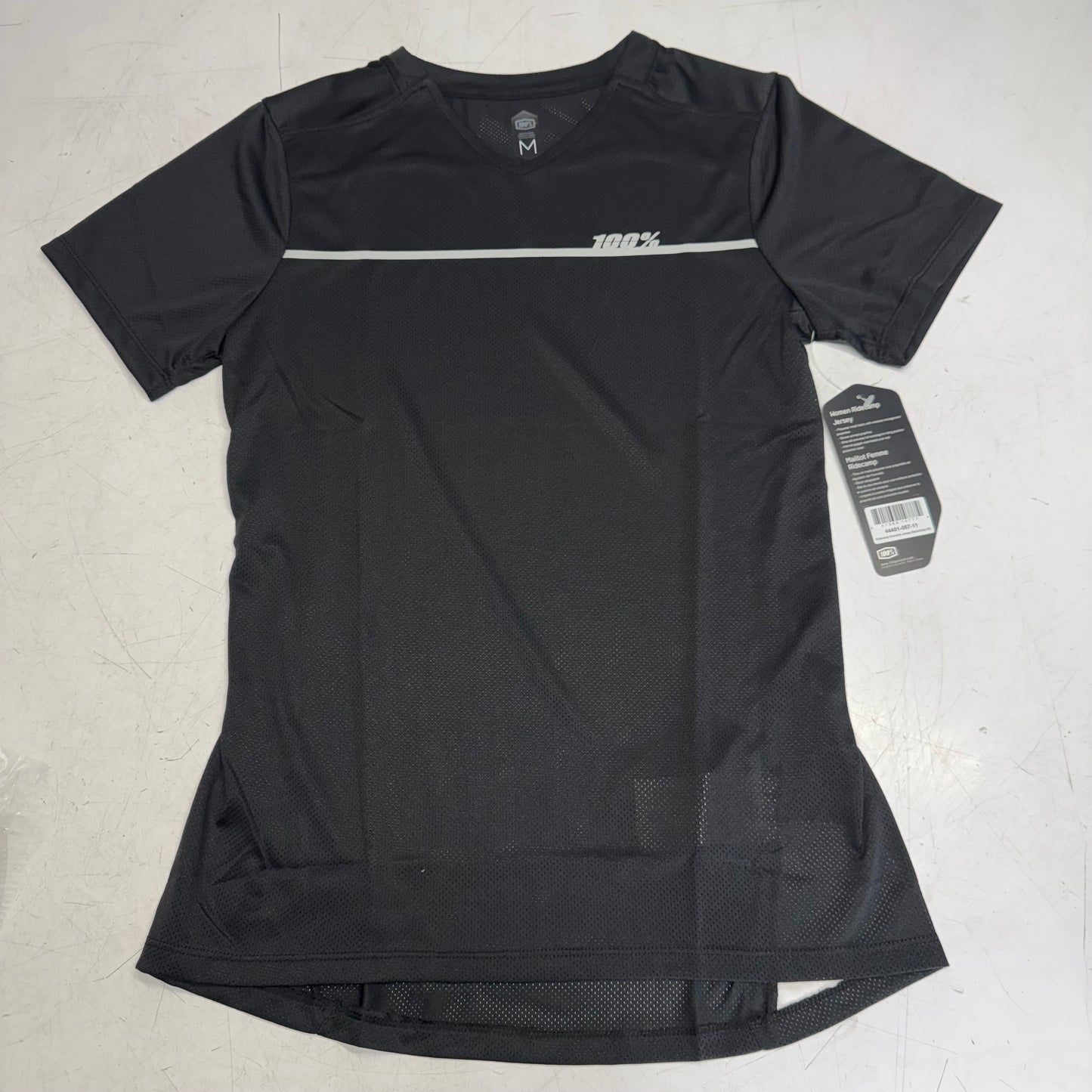 RIDECAMP Women's Short Sleeve Jersey Sz M Black/Grey 40035-00001