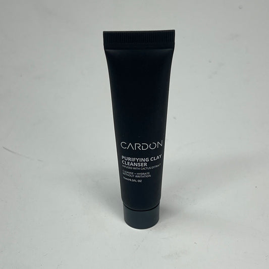 CARDON (7 PACK) Purifying Clay Facial Cleanser for Men Travel Size 0.5fl oz