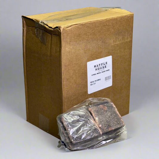 ZA@ WAFFLE HOUSE (120 PACK) Steel Wool Soap Pads SP1210WFFLE D