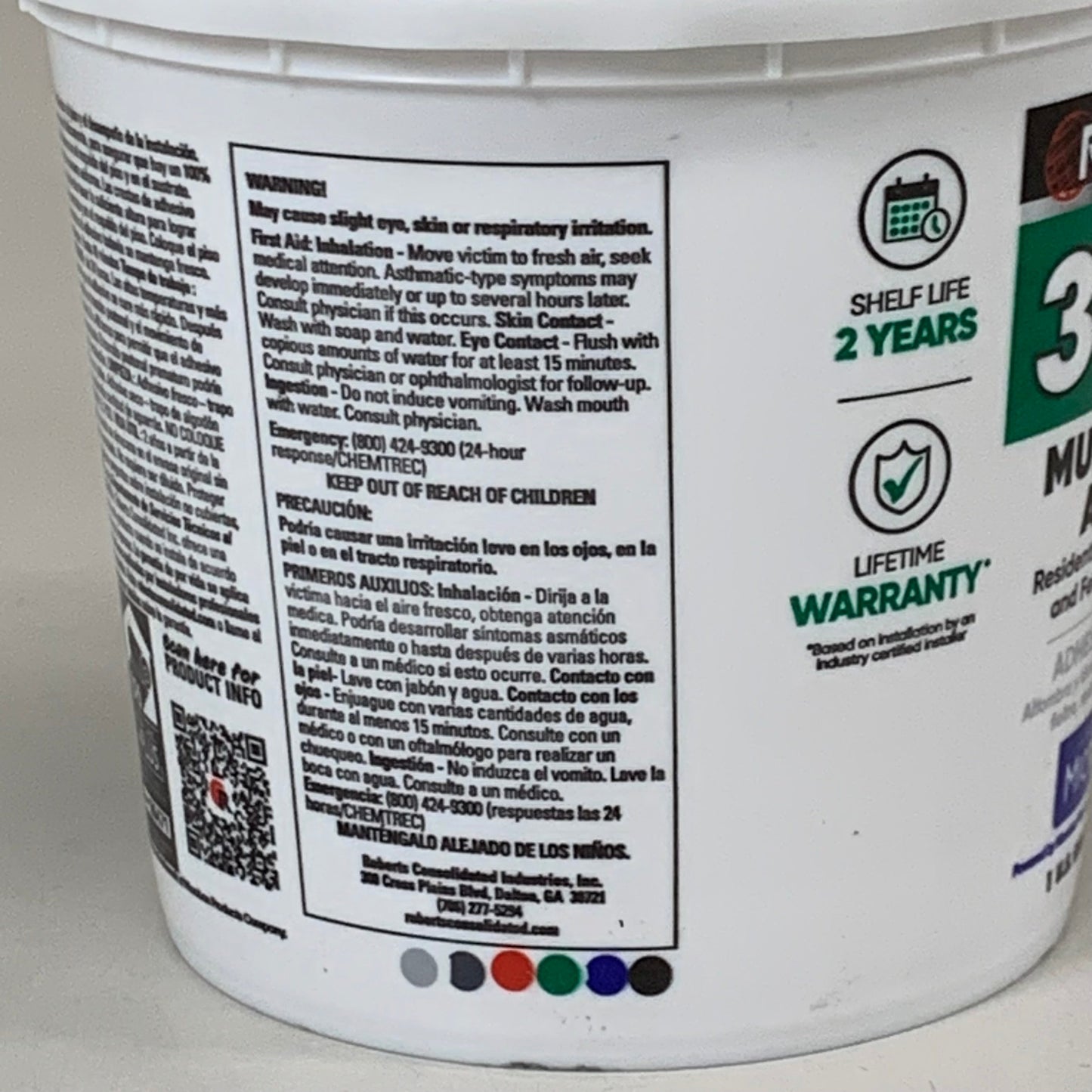 ZA@ ROBERTS Multipurpose Carpet & Felt-Backed Sheet Vinyl Floor Adhesive 3085 B