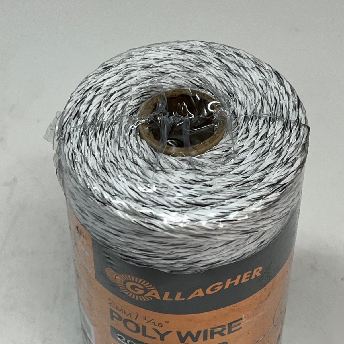 GALLAGHER (2 PACK) Polywire For Animal & Virtual Fencing 2MM / 1/16" White
