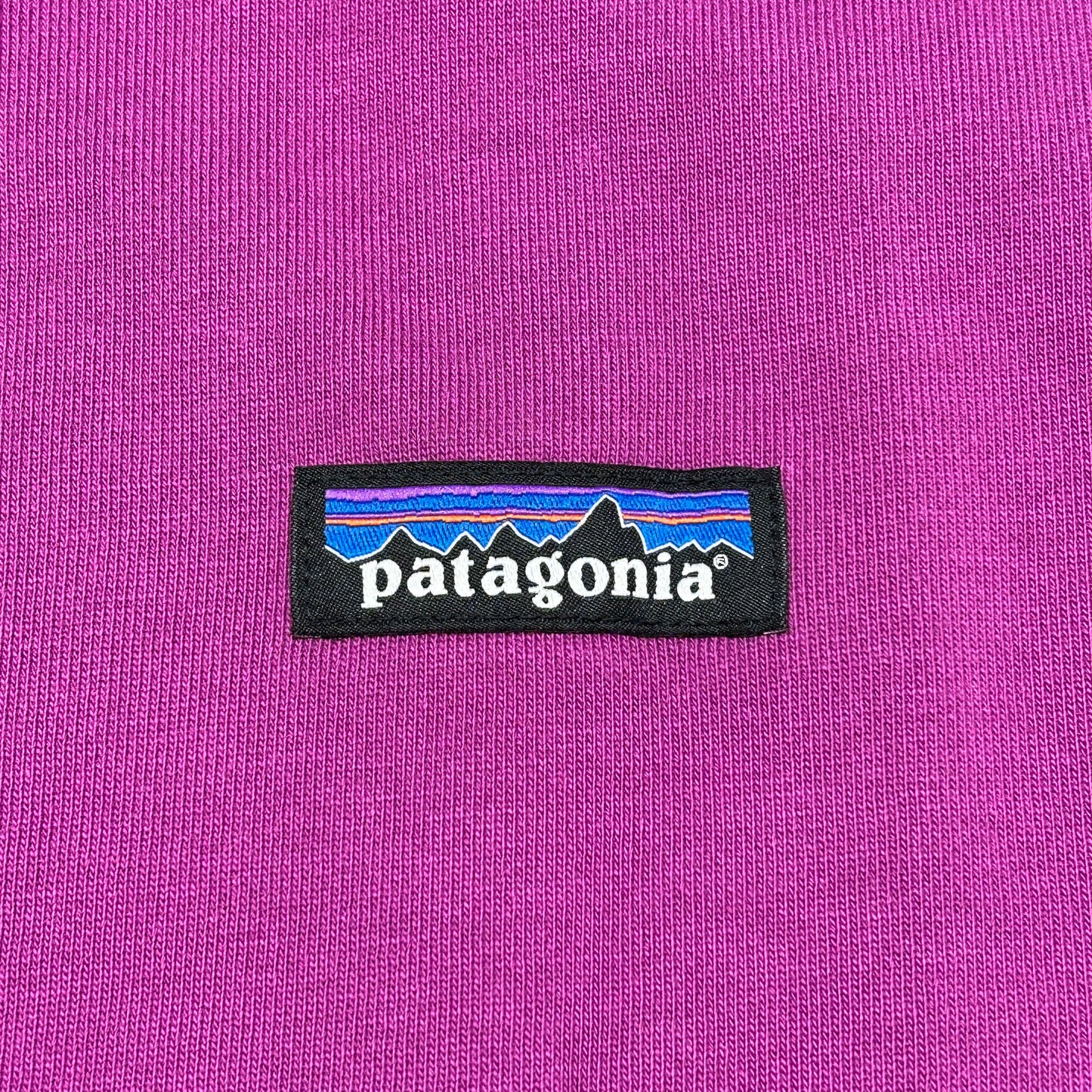 PATAGONIA Regenerative Organic Cotton Hoody Sweatshirt Sz L Amaranth Pink (New)