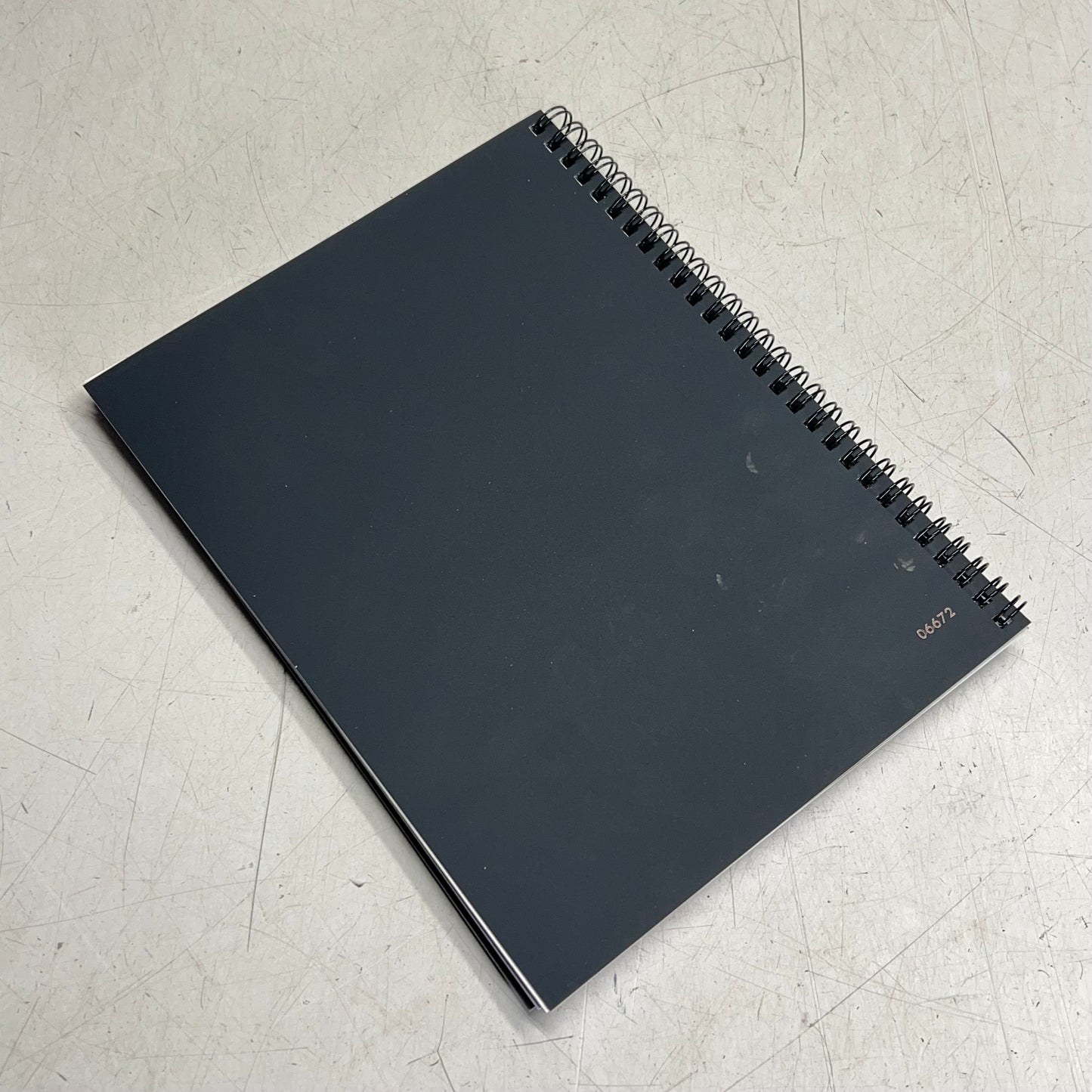 ZA@ MEAD (2 PACK, 80 SHEETS EACH) Wirebound Cambridge Notebook Ruled Pages Dark Grey 06672