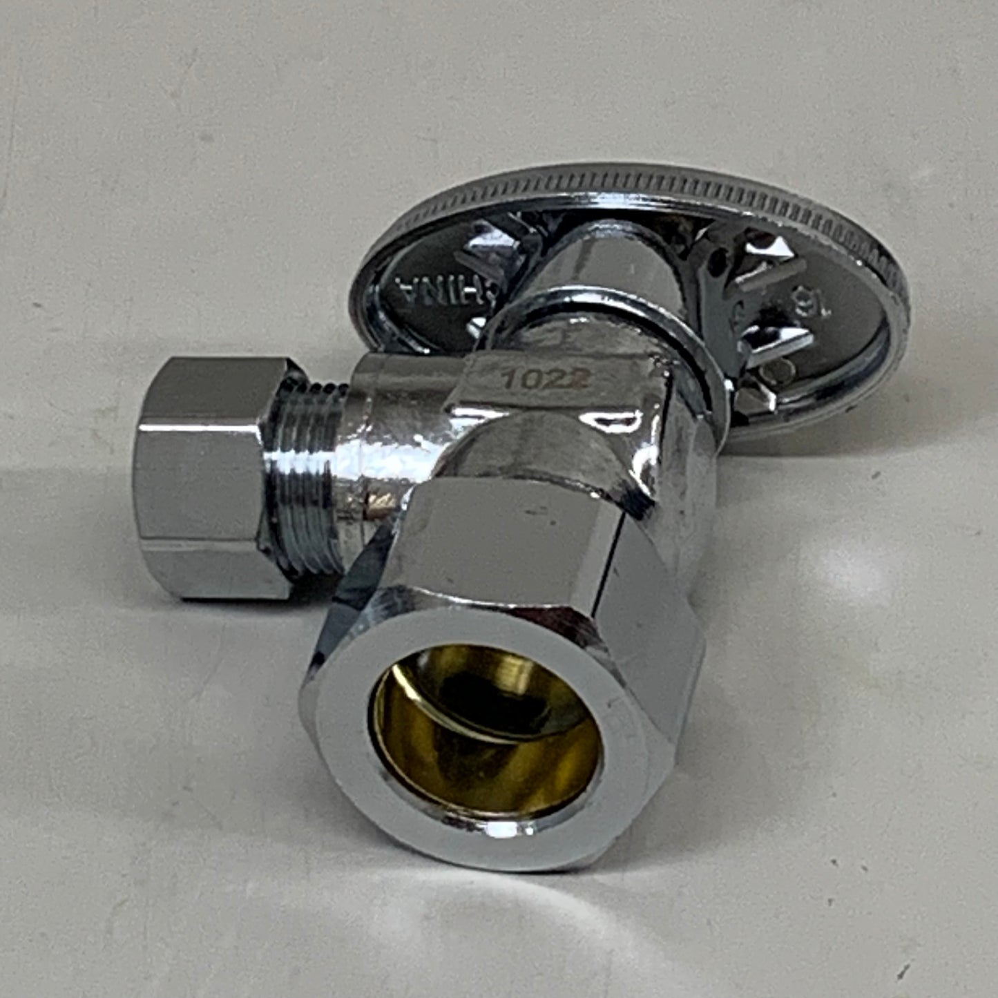 OATEY (2 PACK) Quarter Turn Angle Valve 1/2 NOM Copper 5/8 X 3/8 4701PCLF