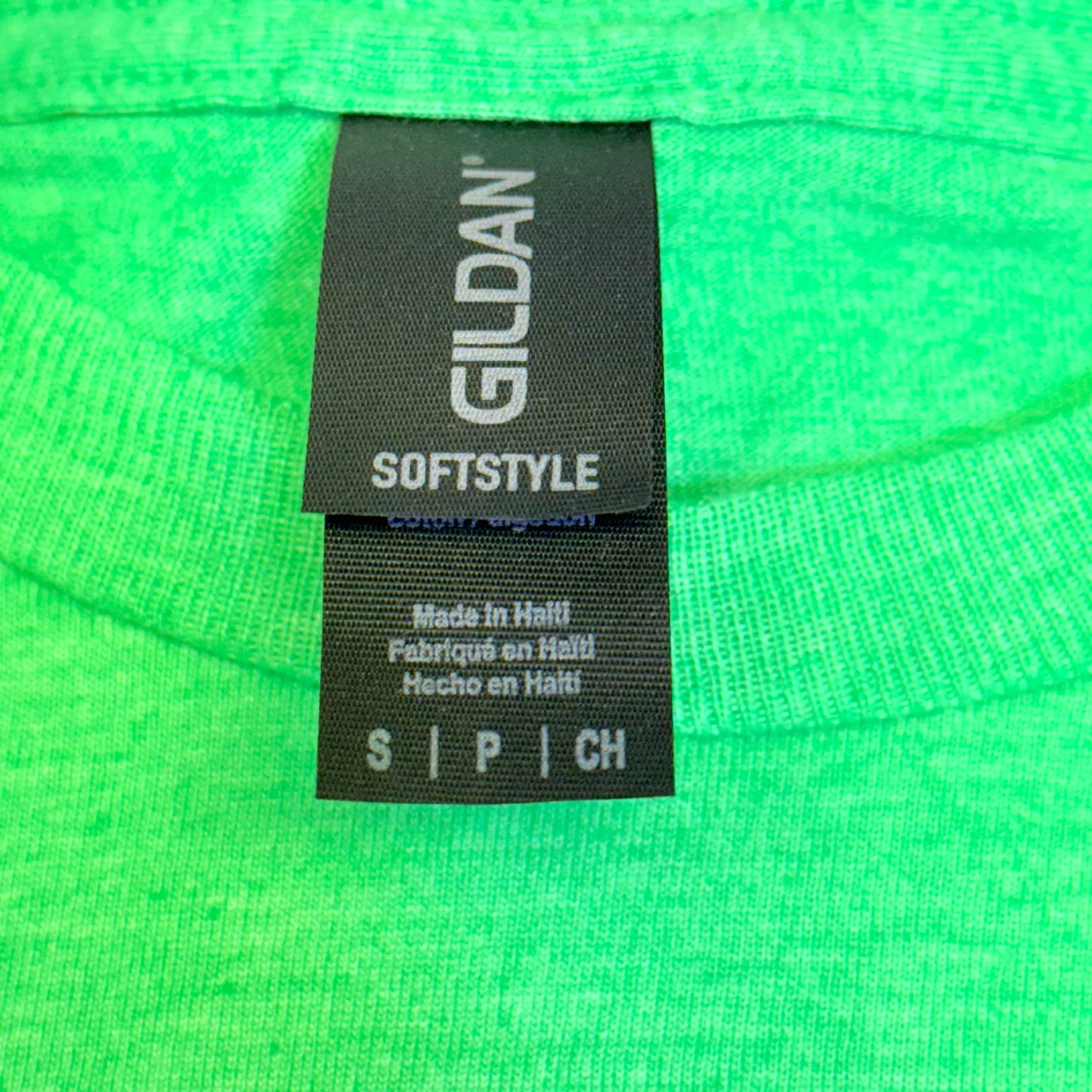 GILDAN(12 Pack)Soft Style Plain Tees Neck Short Sleave Heather Irish Green Small