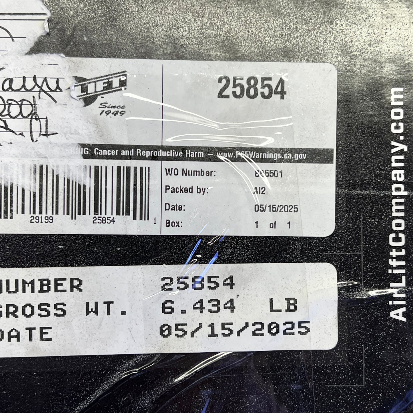 AIR LIFT Compact Easy Mount In Cab Heavy Duty Load Controller Single 25854