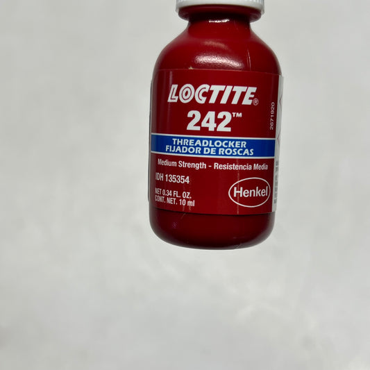 LOCTITE  Blue Threadlocker Medium Strength for Thread Fasteners  0.32 oz 2671920