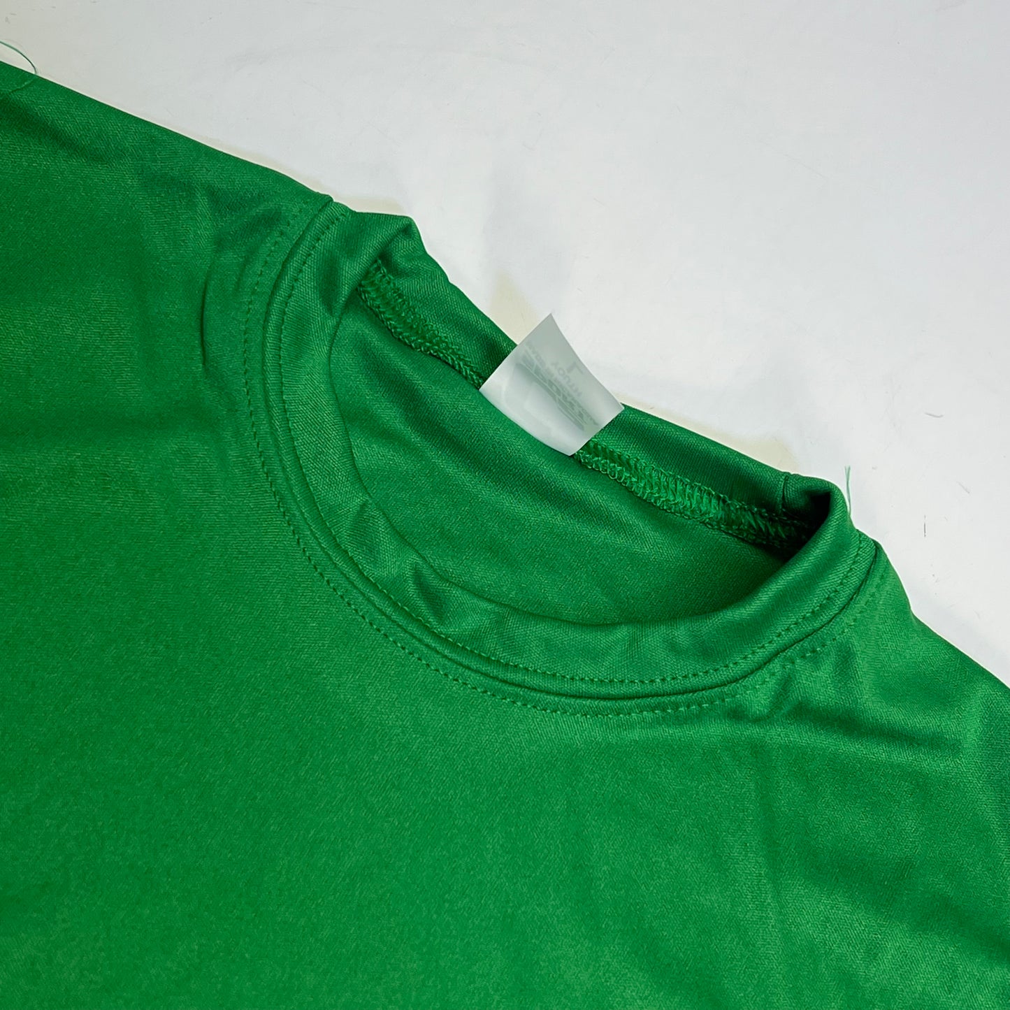 C2 SPORT (5 PACK) Moisture Wick Short Sleeve Work Shirts Youth Sz L Green