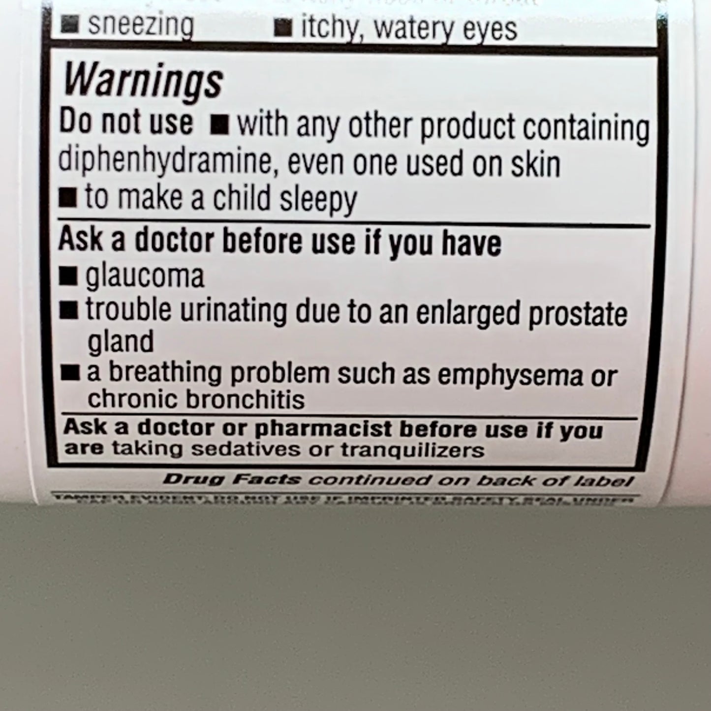 RELIABLE 1 (3 PACK!) Diphenhydramine HCI Antihistamine 25mg 23G325 BB-07/2026