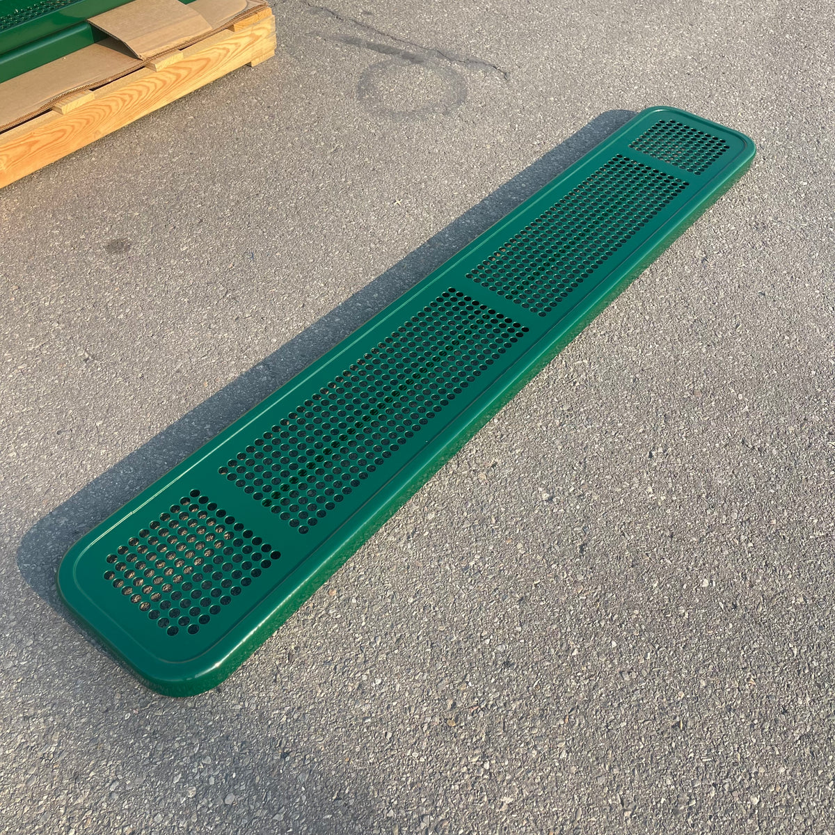 ULTRASITE (2 PACK) Heavy Duty in Ground Park Benches 6' Green