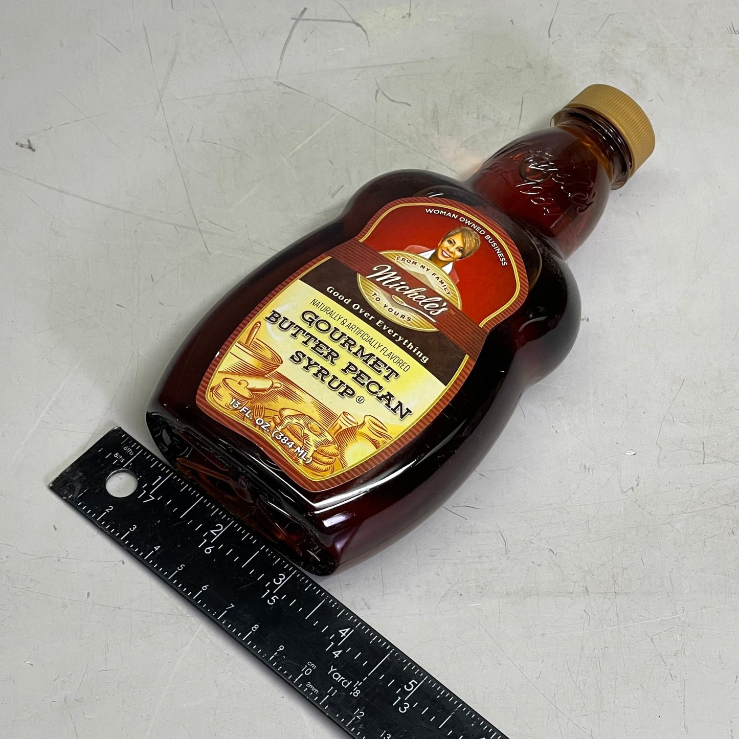 MICHELE'S (2 PACK) Gourmet Butter Pecan Pancake Syrup 13 fl oz Each BB 10/26