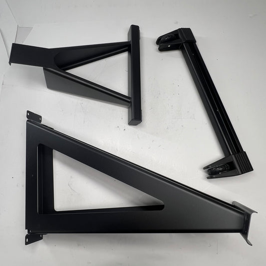 CONCEPT 2 Tall Legs Retrofit Kit Front & Rear for Rowerg Machine Black 2396