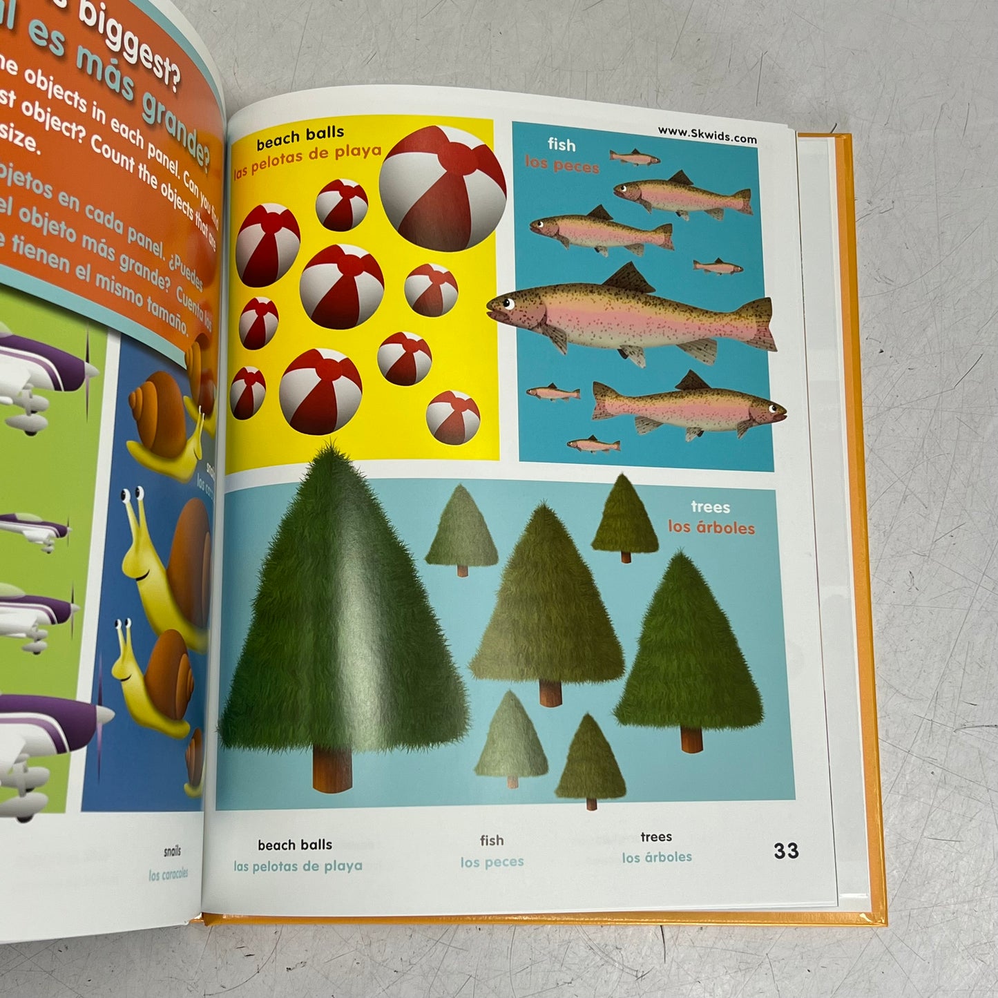 MY BOOKS OF COLORS, NUMBERS, SHAPES & WORDS Children's Hardback Bilingual Set