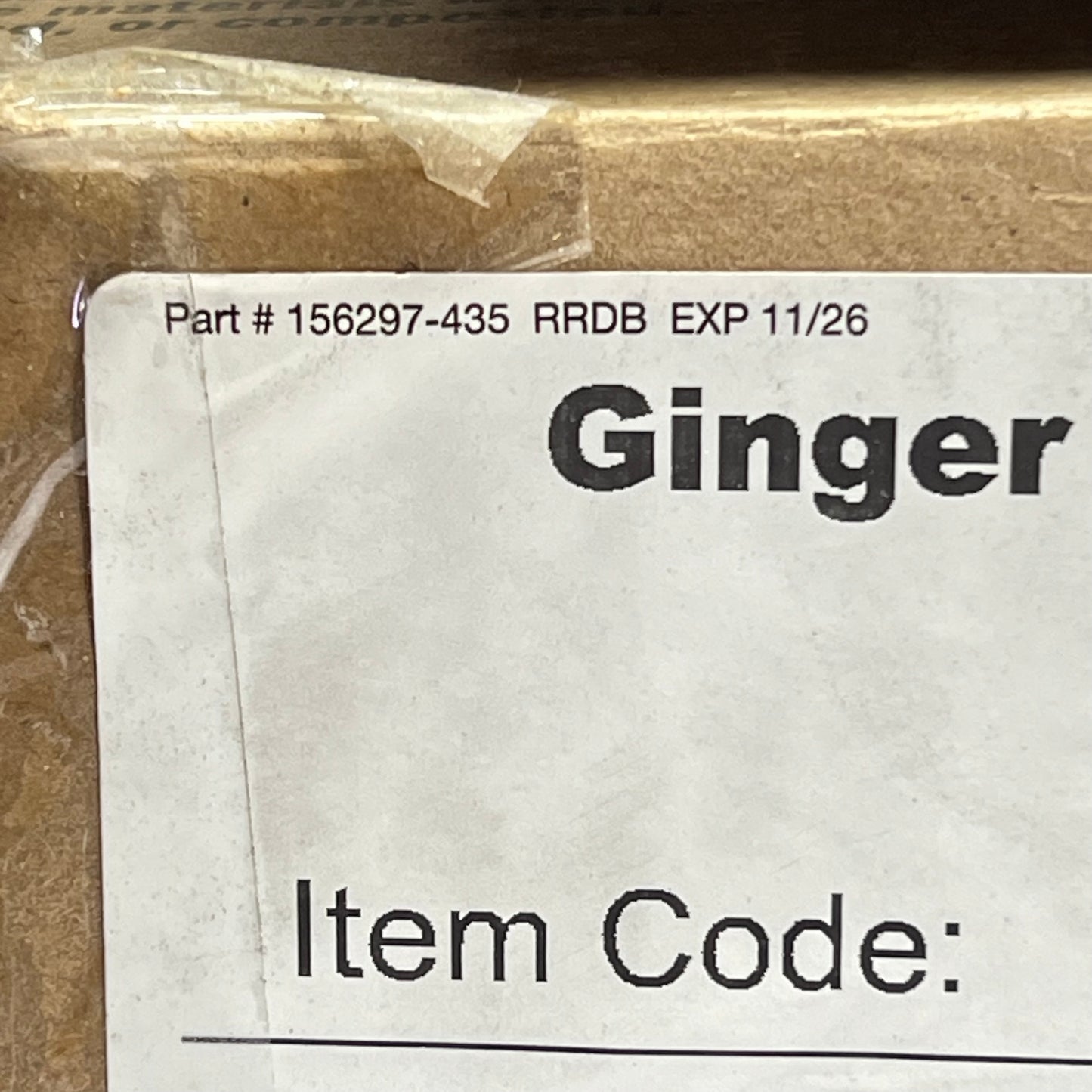 MOUNTAIN ROSE HERBS  Bulk Nicaragua Organic Ginger Root Powder 30 Lbs BB 11/26