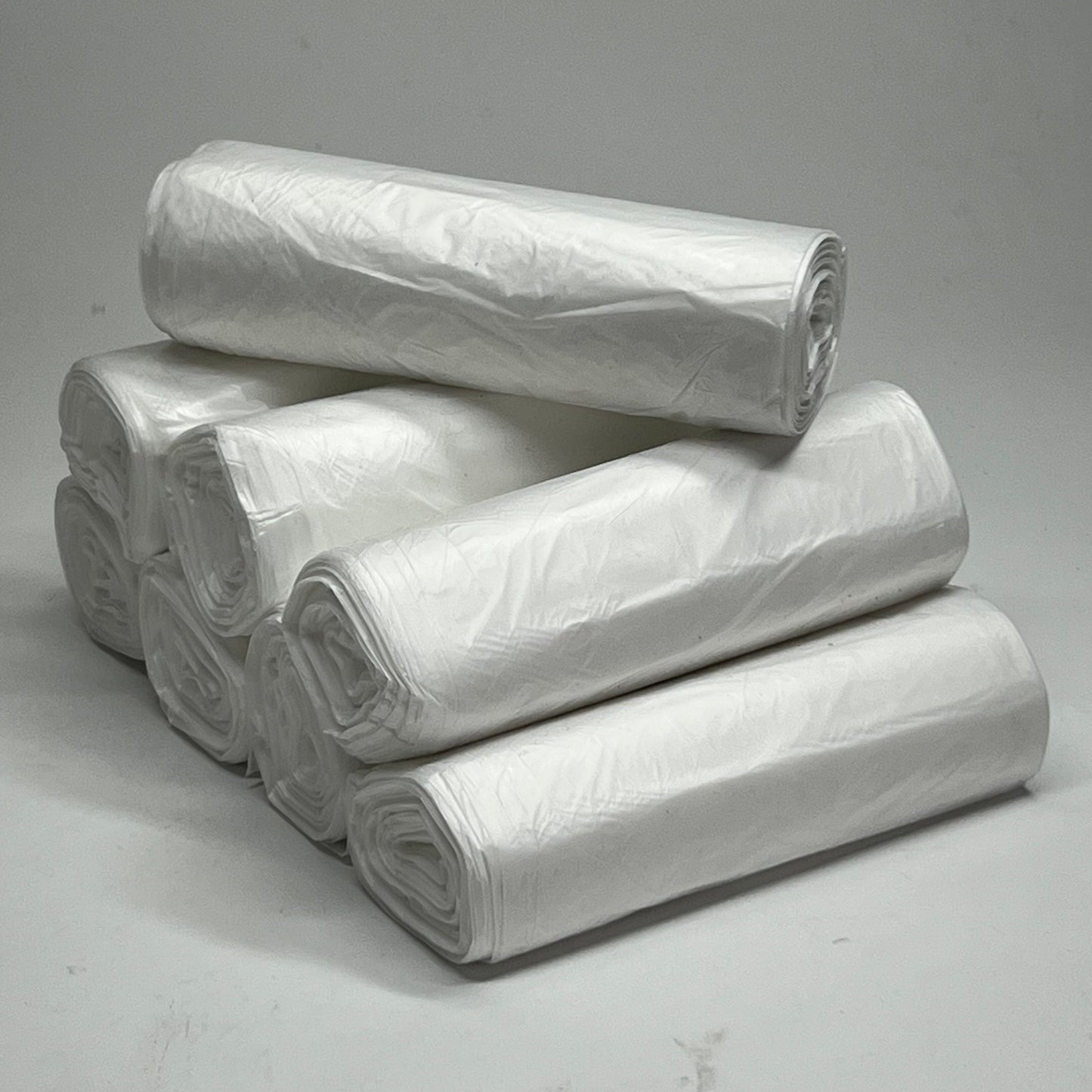 COASTWIDE (8 PACK) Professional 60 Gal Clear High Density Trash Bags - Clear CW18202