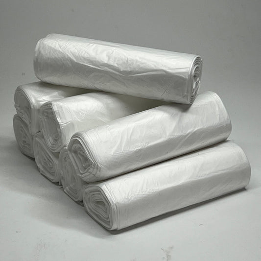 COASTWIDE (8 PACK) Professional 60 Gal Clear High Density Trash Bags - Clear CW18202