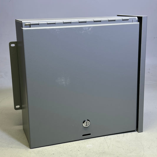 ZA@ WIEGMANN Rainproof Hinge Cover Box Large ANSI-61 Gray Polyester Powder Sz 16" x 16" x 6" B