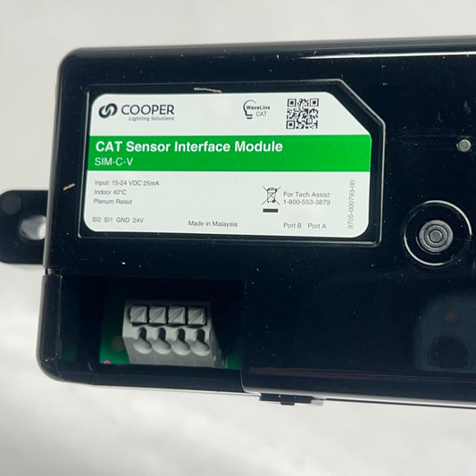 COOPER LIGHTING Cat Sensor Interface Module Network Addressability  SIM-C-V