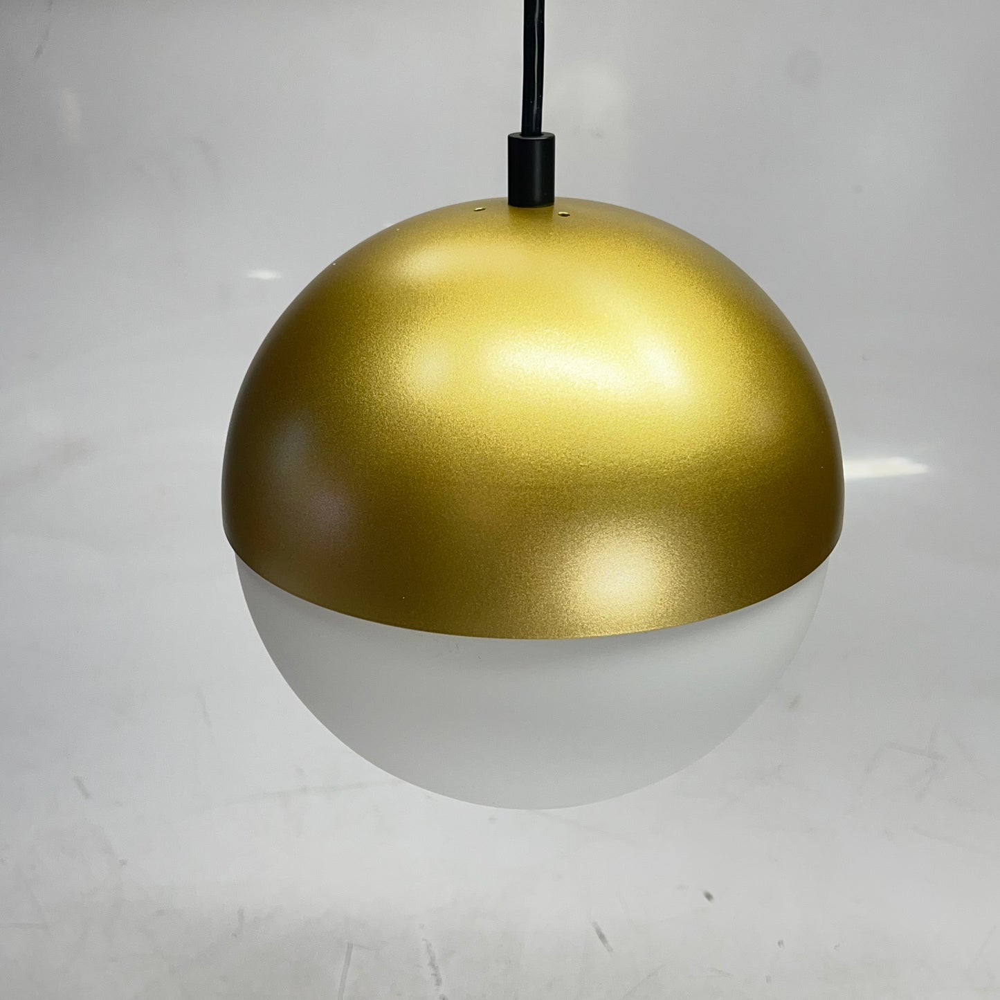 ET2 Half Moon Led Mini Pendant Ceiling Light 7.75" Metallic Gold E20361-92MG