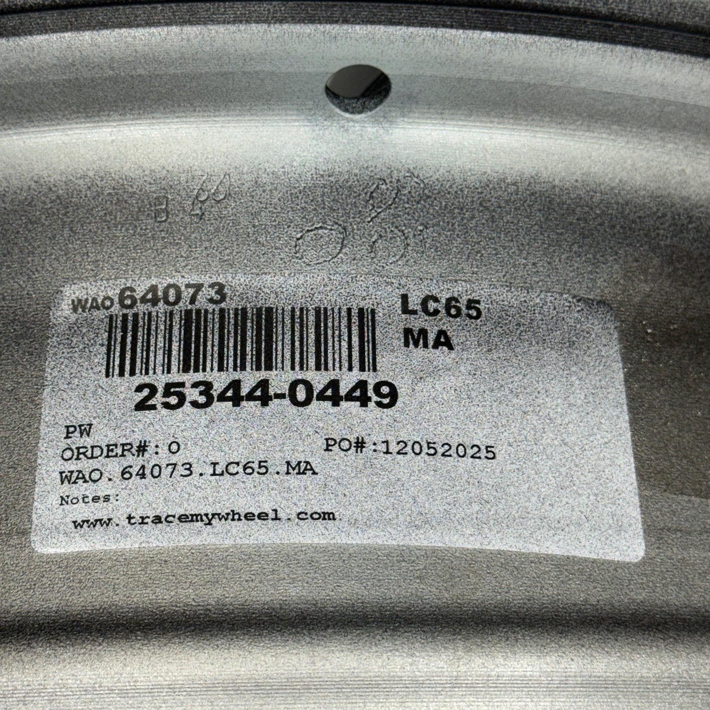 BLACKBURN OEM Honda Fit 2015-2020 Factory Wheel Rim 25344-0449