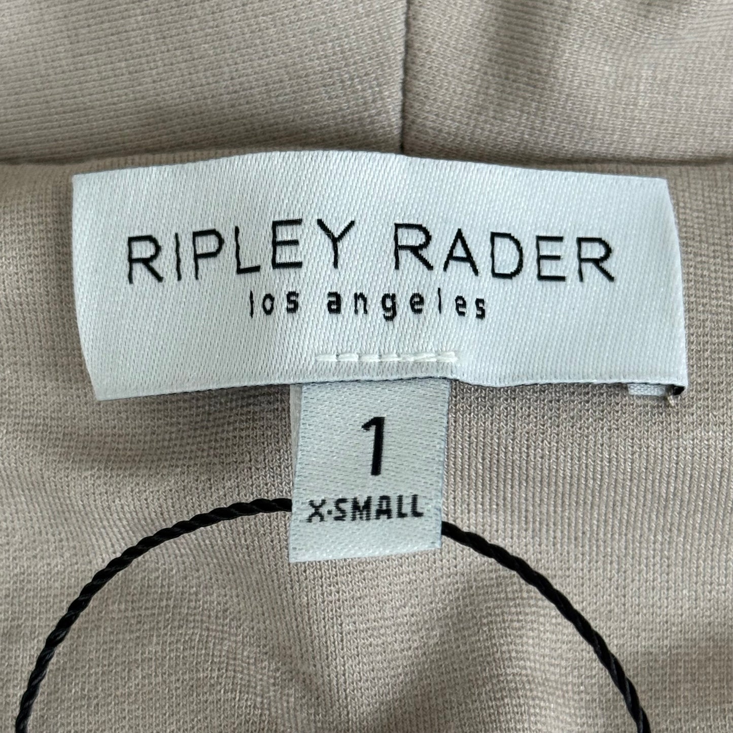 RIPLEY RADER Limited Edition Ponte Knit Smoking Jacket Women's XS Clay 1325-CY1