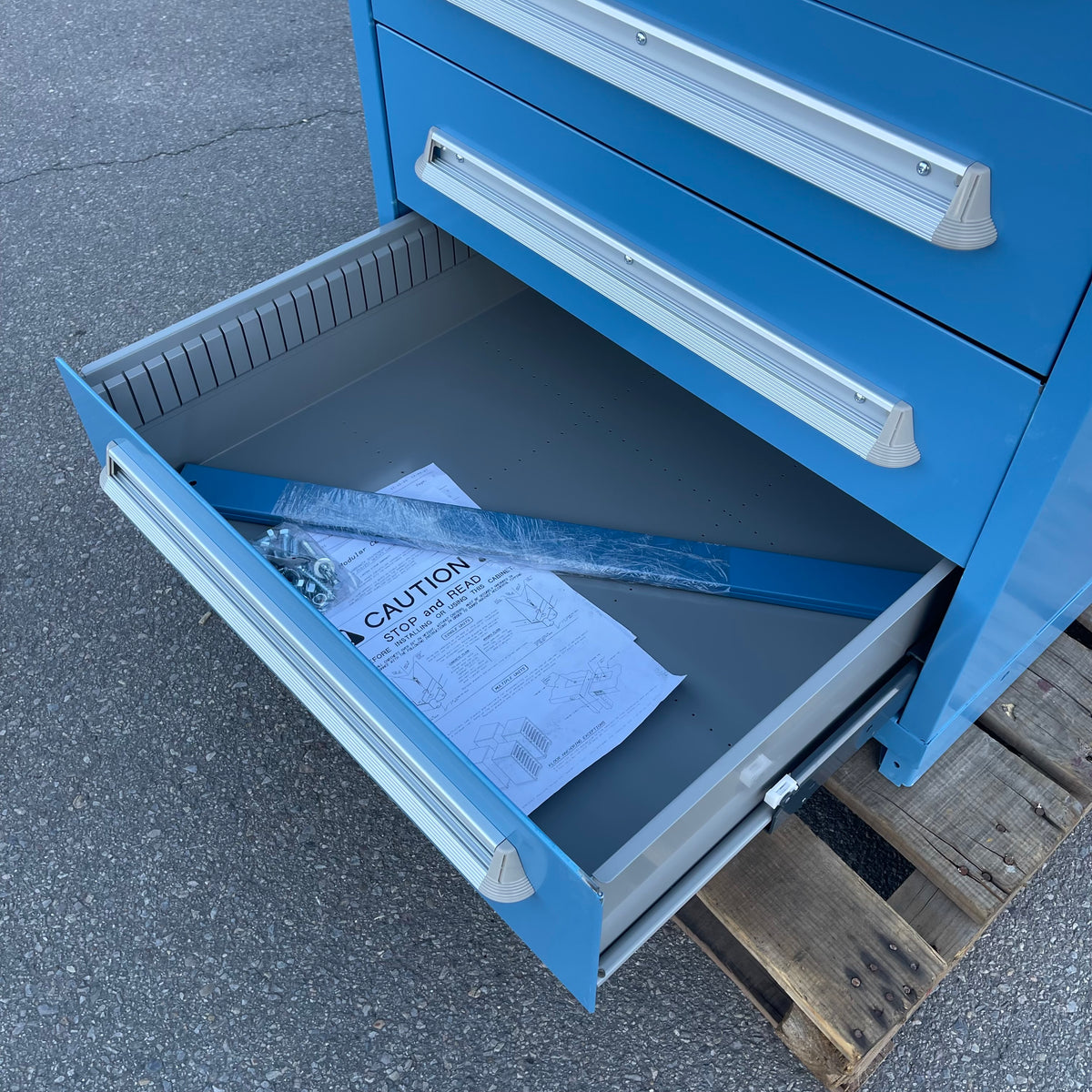 LYON Modular Drawer Cabinet 59"x30"x28" Blue