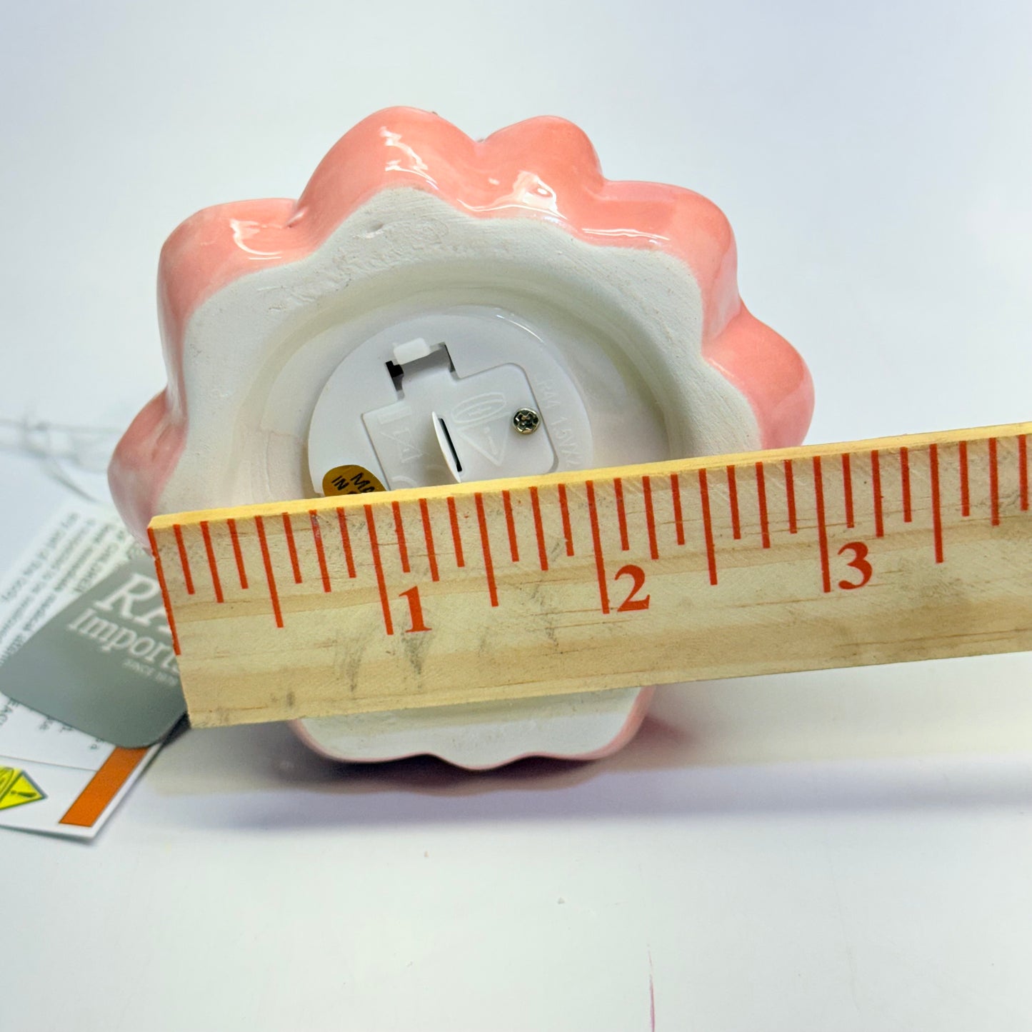 RAZ IMORTS (4 PACK) 5" Retro Vintage Lighted Pink Tree Ornament W/timer 4419036