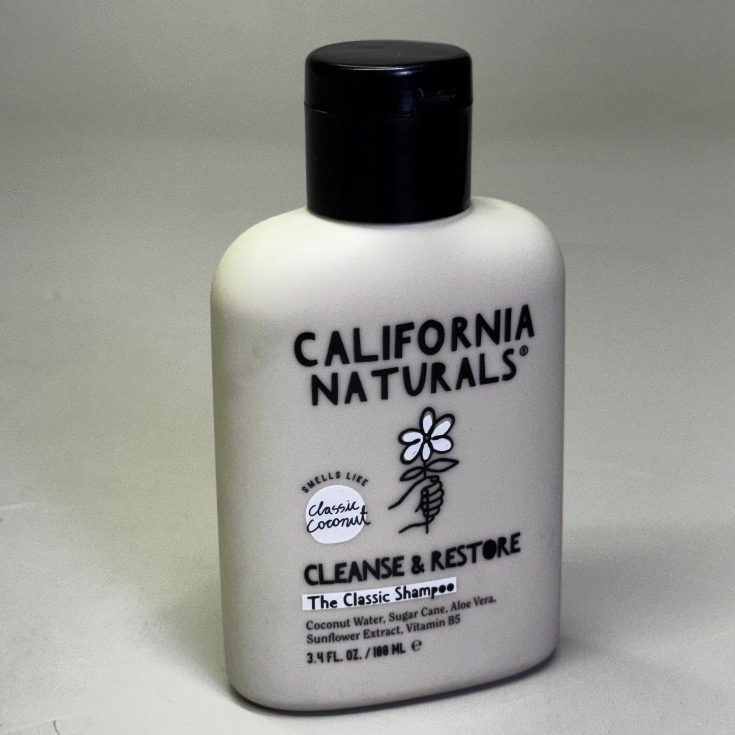 CALIFORNIA NATURALS (12 PACK) Cleanse & Restore The Classic Shampoo 3.4 Fl Oz Clear
