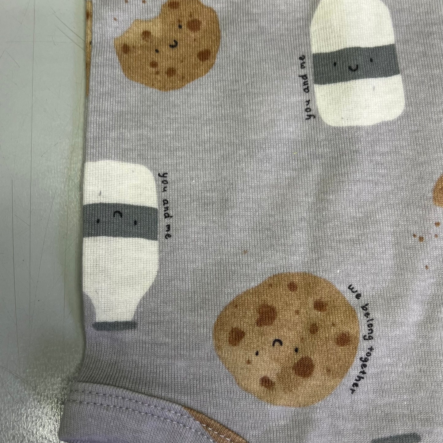 CARTERS (5 PIECE SET) Milk & Cookie - Animal Bodysuit Baby Boys Sz 3M Blue/White