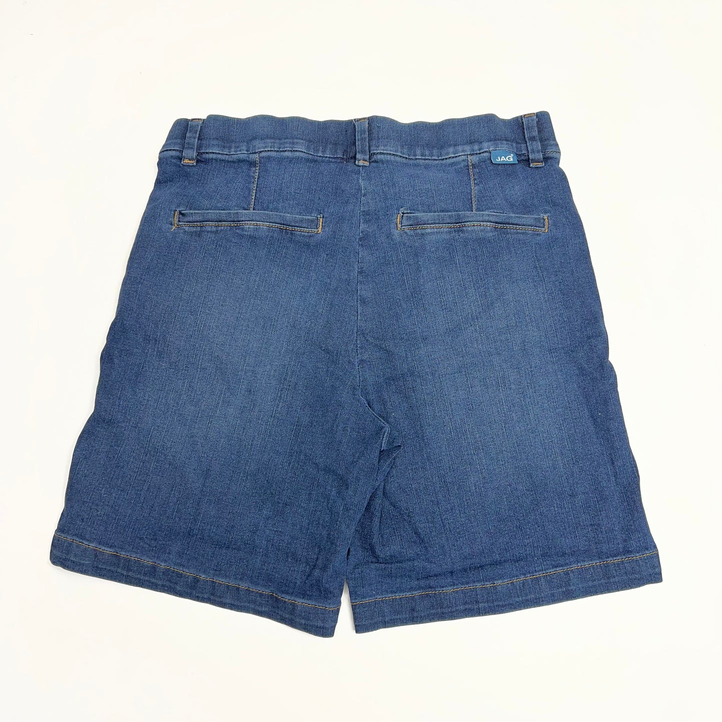JAG Maddie 8" Bermuda Mid-rise Short Women's Sz 6/8 Medium Wash Blue J5108AU214