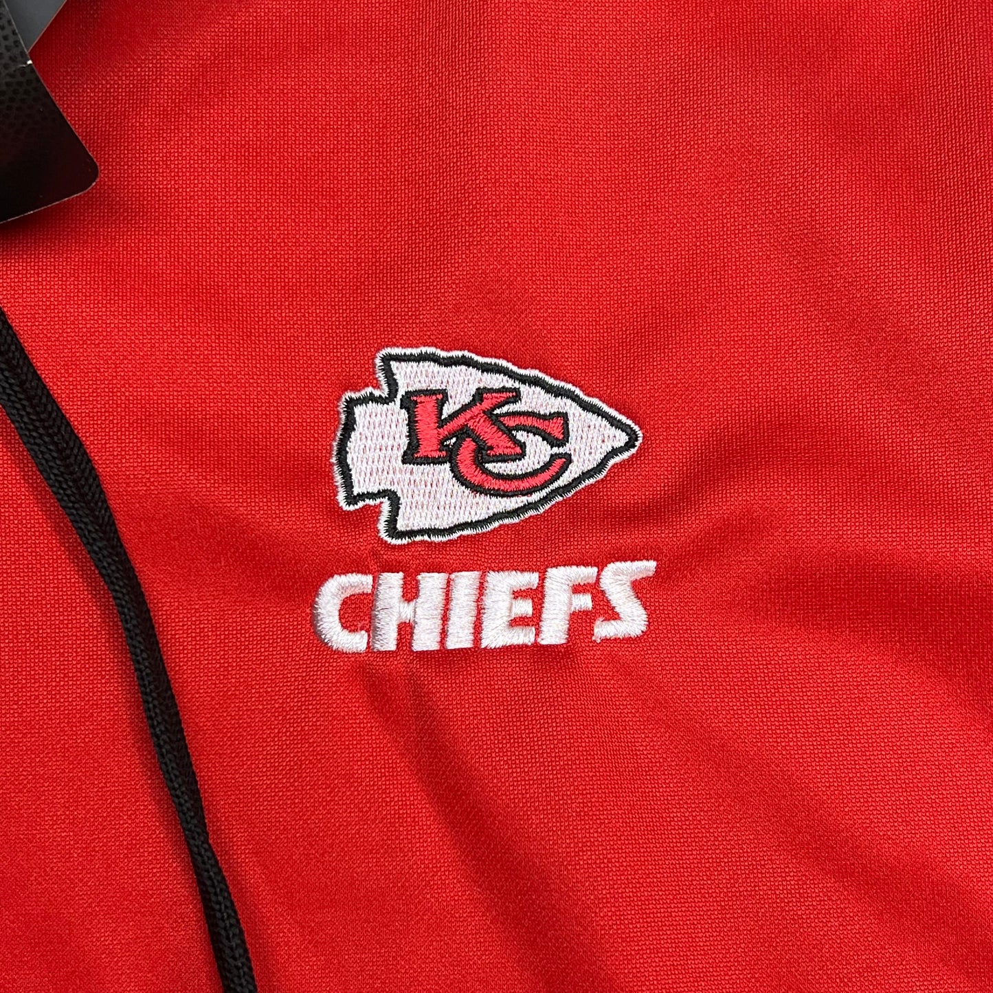 DUNBROOKE Red Kansas City Chiefs NFL Hoodie Full Zip Men's Sz 4XL Red/Black 8418