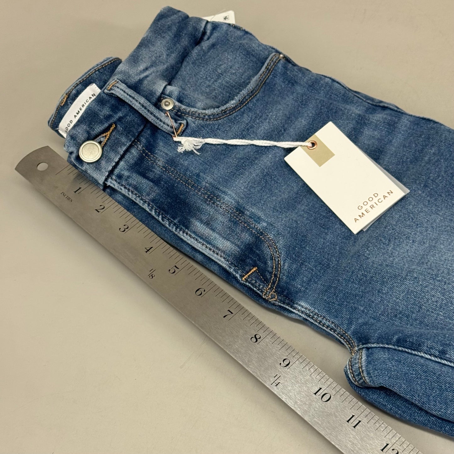 GOOD AMERICAN Good Legs Extra Stretch Jeans Women's Sz 00-4/A Indigo316 GLAF478AT