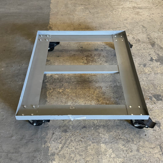 LITTLE GIANT Pallet Dolly Open Deck 40"x48" Silver PD-4048-6PH-LR