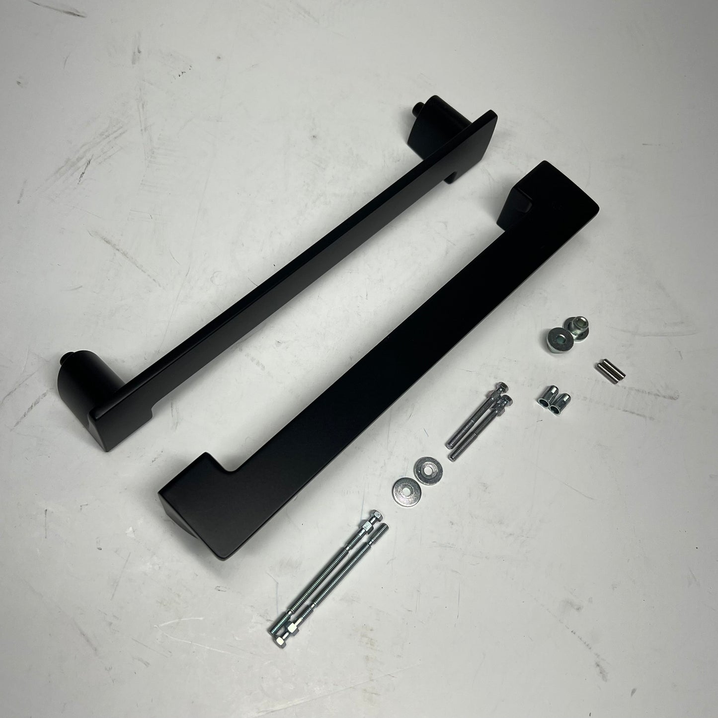 ASSA ABLOY Large D Style Interior & Exterior Sliding Patio Door Handle Set Blac|k