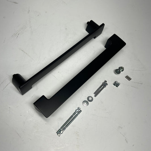 ASSA ABLOY Large D Style Interior & Exterior Sliding Patio Door Handle Set Blac|k