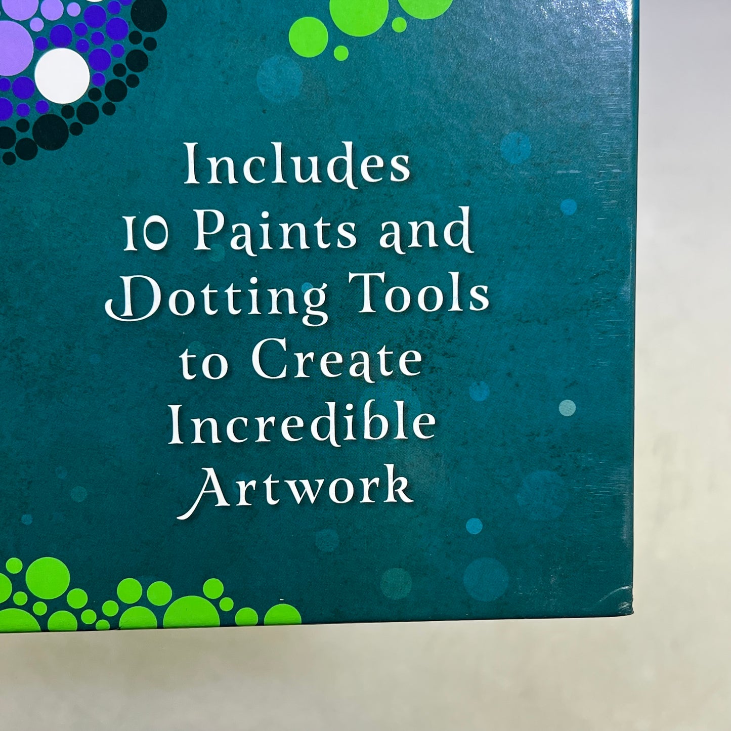 ART ACADEMY Hardback Dot Painting Nature Includes Paints & Tools Book 11"x10"x1"