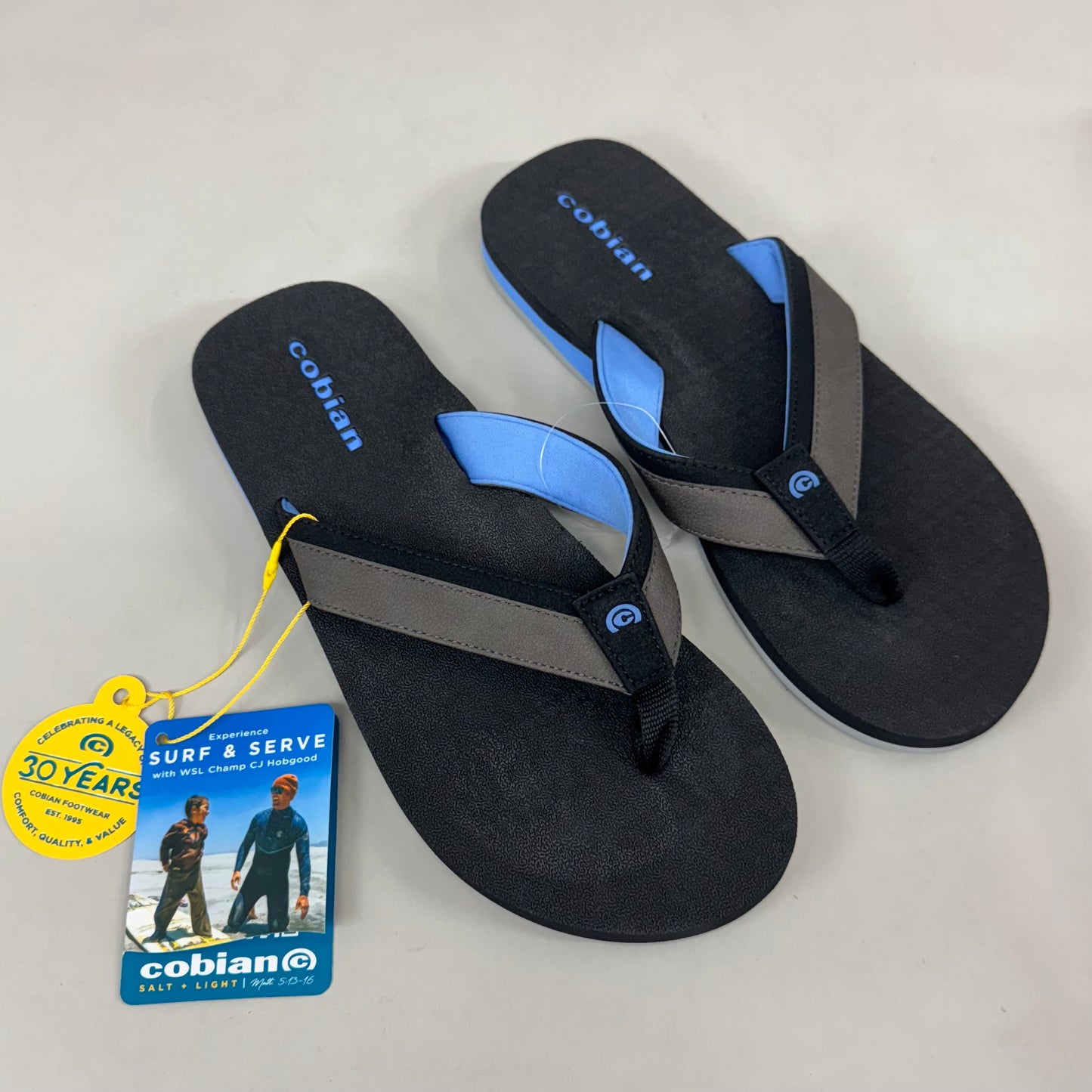 COBIAN Foamie Men's Sandals 9 Black FOA25-001-09