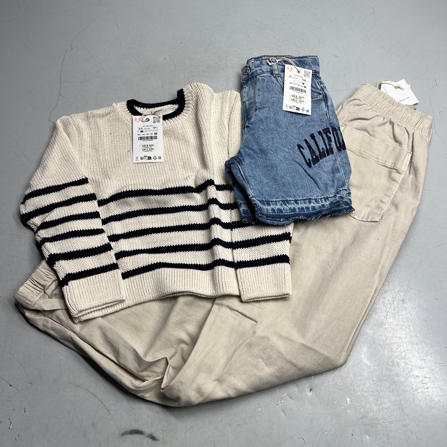 ZA@ ZARA Lot of Assorted Clothing Pants, Dress & Shoes Women's Sz 32 (Pants) /S/37 Multicolor