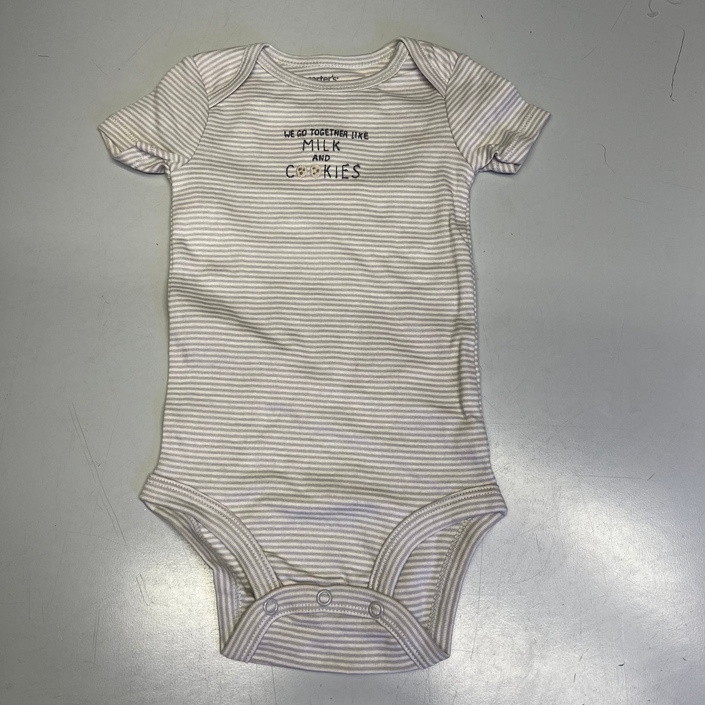 CARTERS (SET OF 3) 100% Cotton Milk & Cookies Set  Baby's Sz Newborn 1T122410