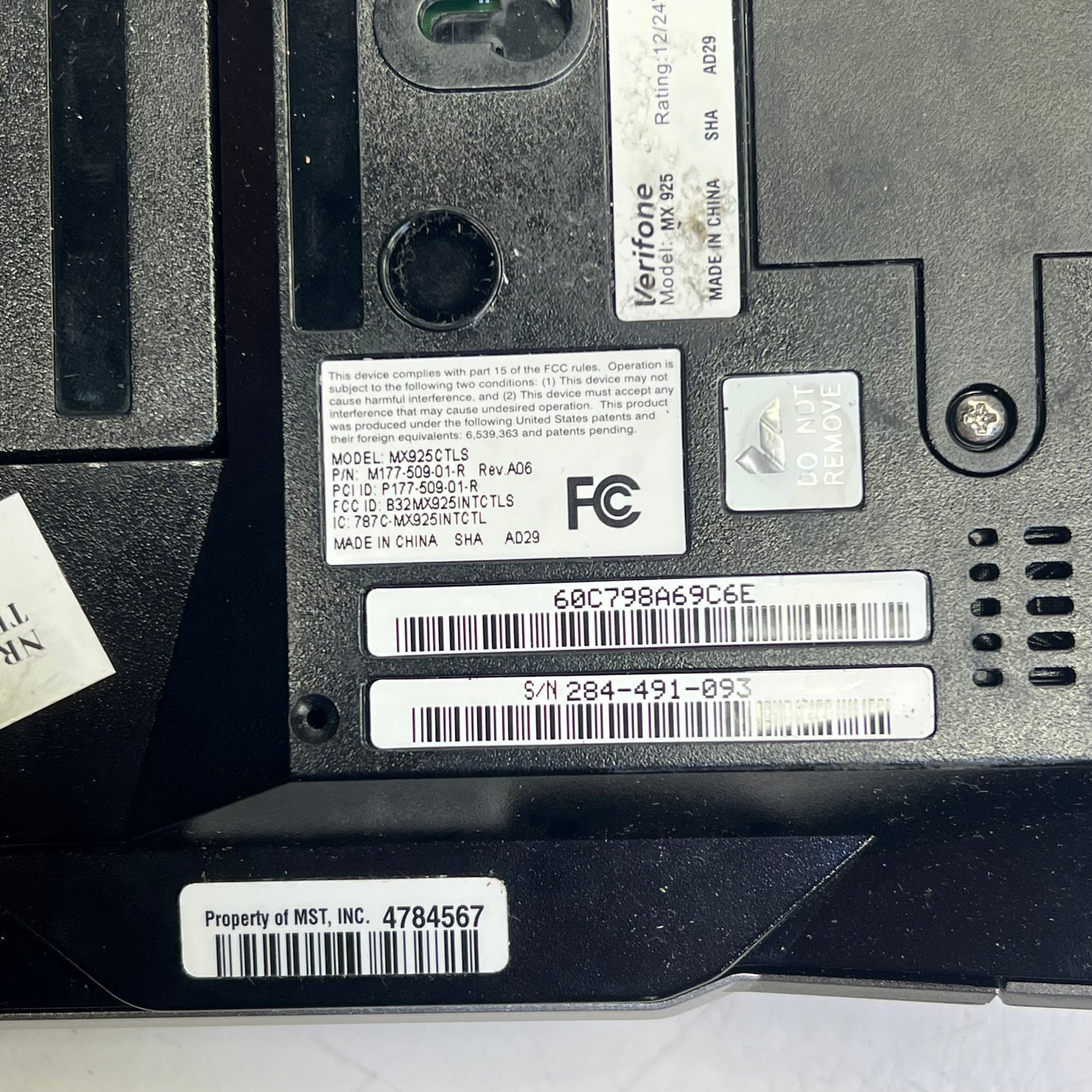 ZA@ VERIFONE (2 PACK) Credit Card Payment Terminal Pos System Black MX925 MX900-02 (Damaged Pen)