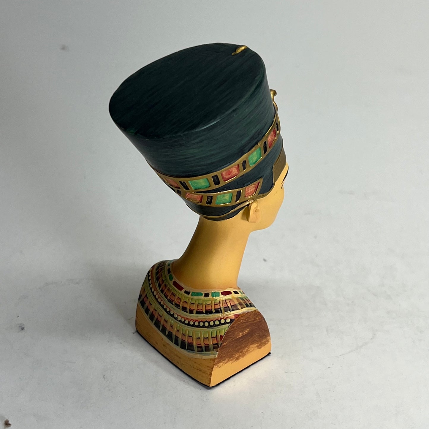 SUMMIT COLLECTION Ancient Egypt Queen Nefertiti Bust Hand Painted Weegyptian 4"