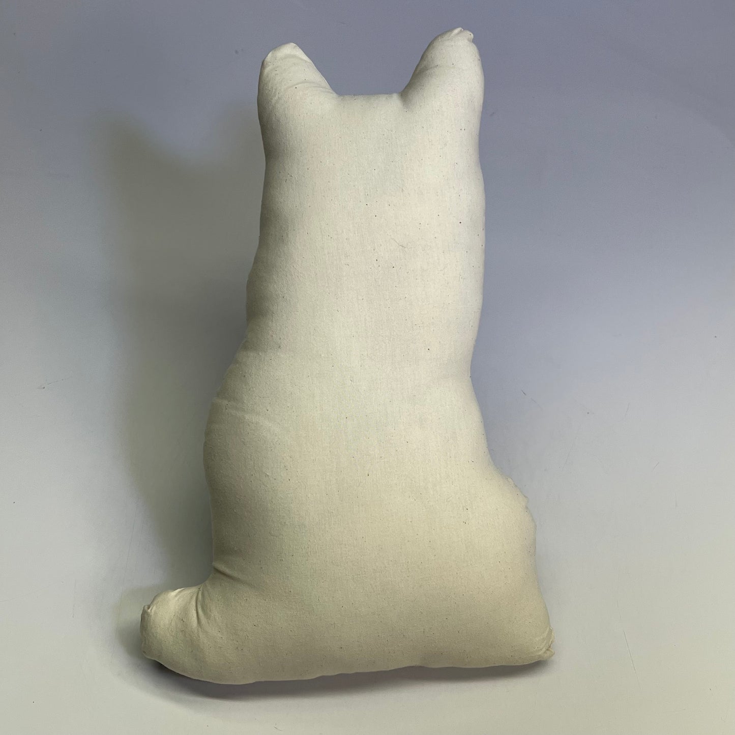 BRODERPRESS Hand Silkscreened Contoured Maine Coon Pillow 17"x11" Black & White