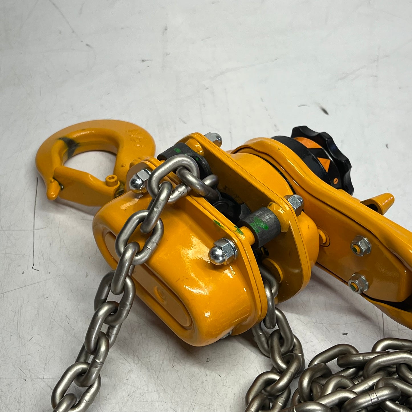 HARRINGTON 1 1/2 ton Nickel Plated Chain Die-Cast Lever Hoist L5LB015-SC-10