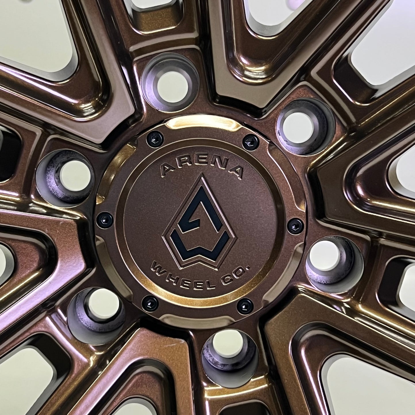 ARENA WHEEL Battle Wheel 20" x 9", Stud Circle: 6 x 139.7 Smoke Bronze Center Satin Black Lip A109