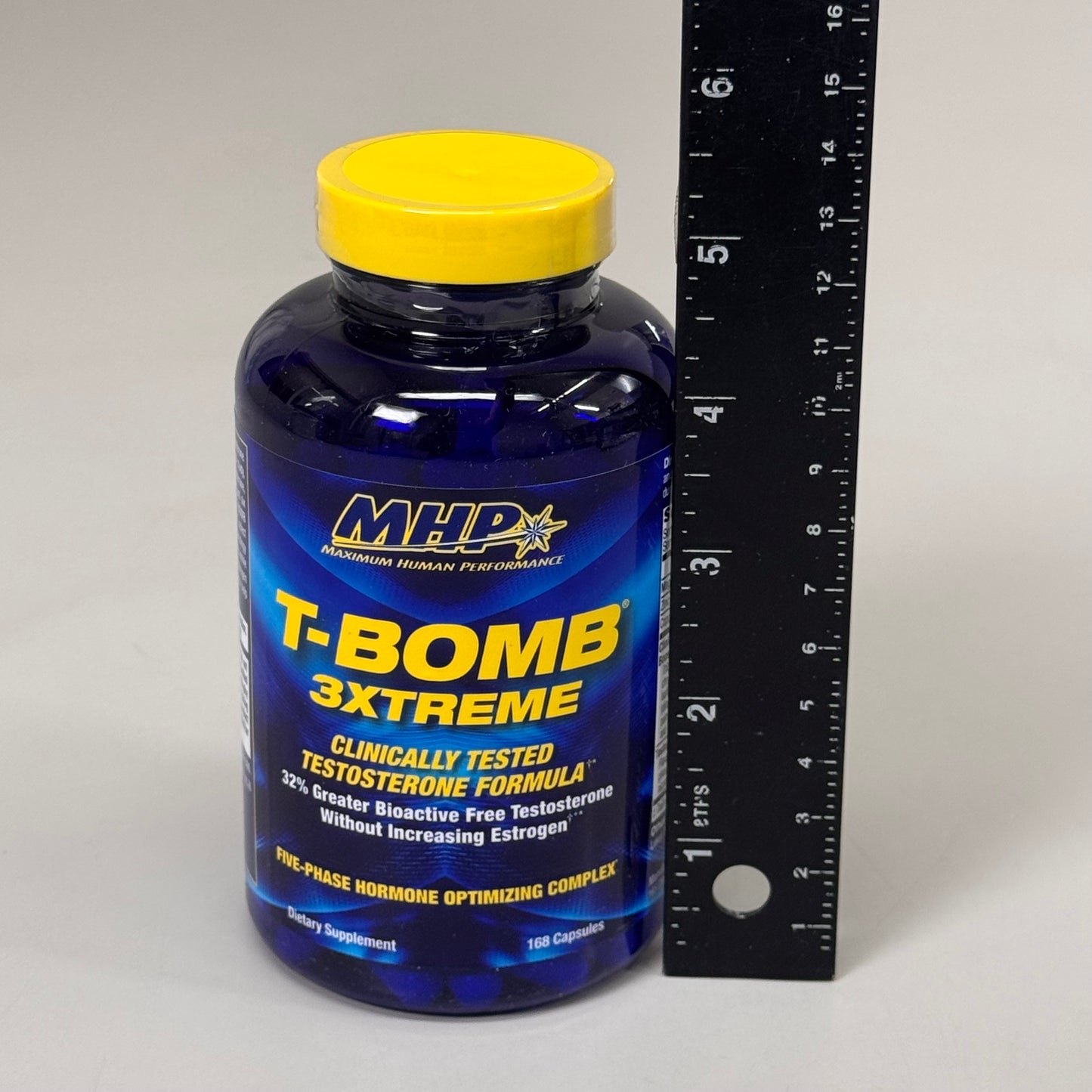 MHP T-Bomb 3 Xtreme Testosterone Forumla Clinically Tested 168 Capsules BB 01/27