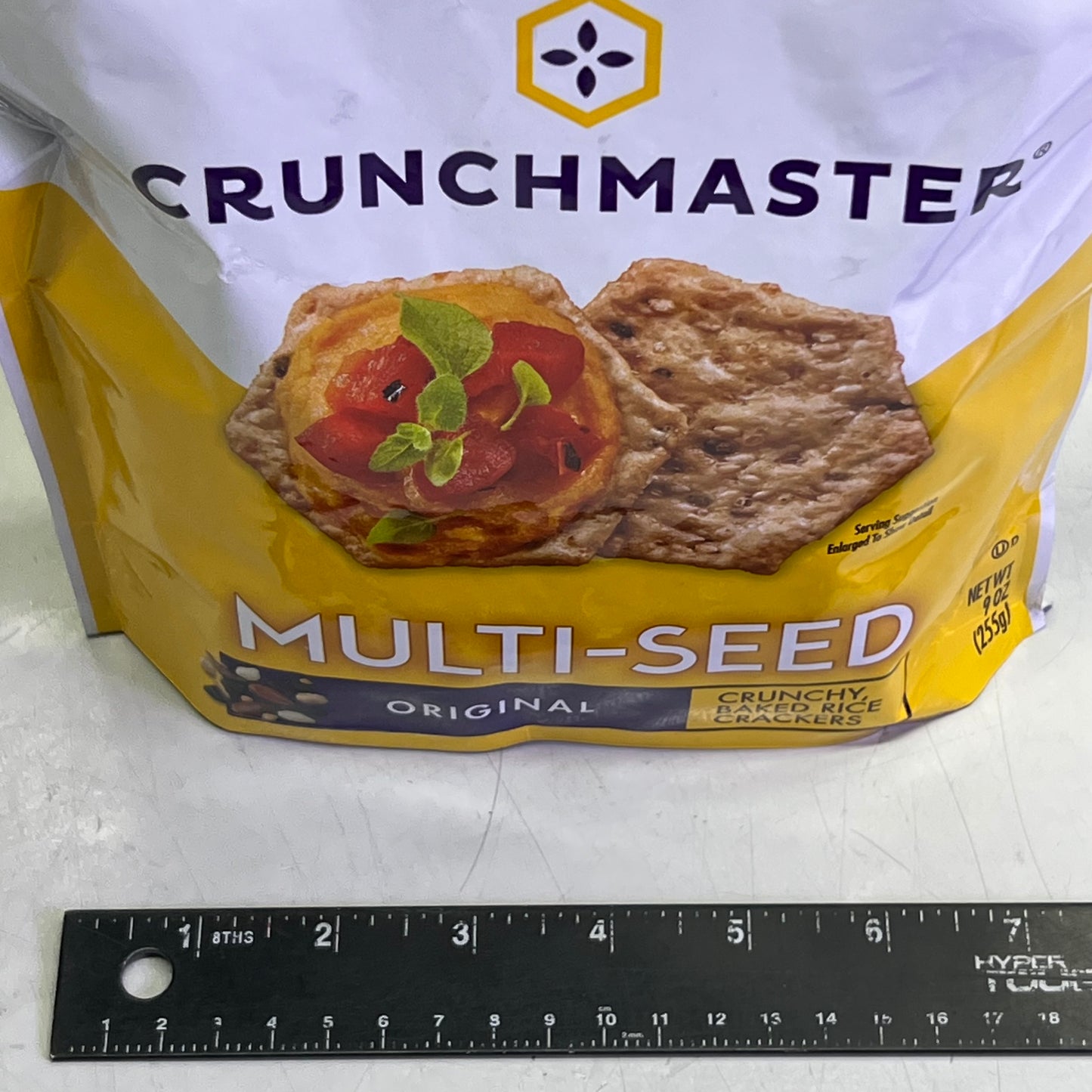CRUNCHMASTER (2 PACK) Gluten-Free Multi-Seed Original Cracker Party Pack 9oz BB 05/26