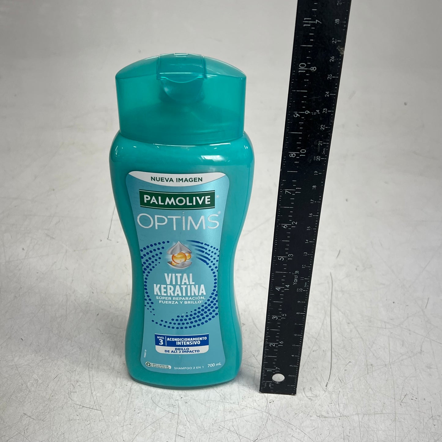 PALMOLIVE OPTIMS (2 PACK) Vital Keratina Super Repair Strengthening Shampoo 700ML