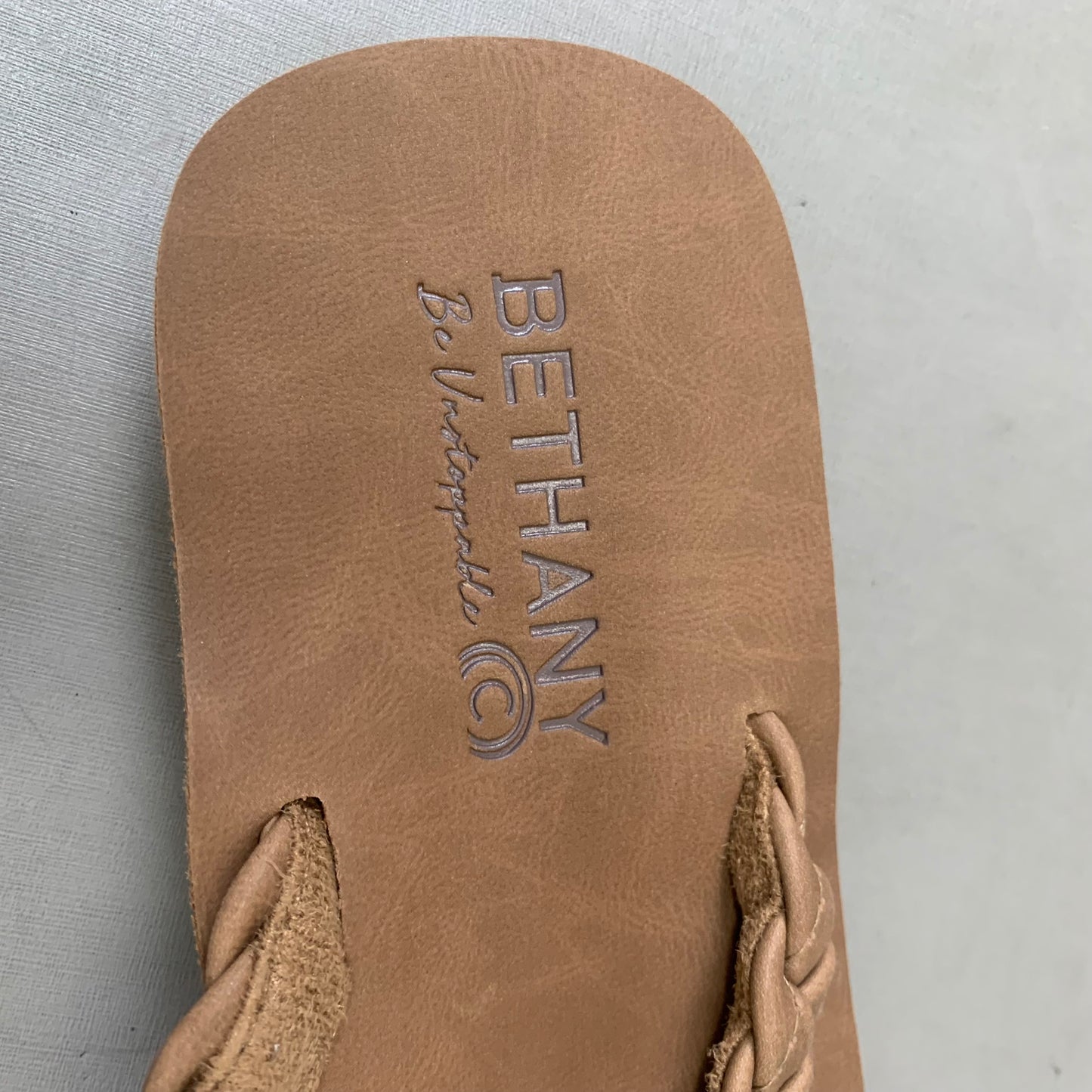 COBIAN Braided Pacifica Sandals Women's SZ 8, EU 41 TAN BBP23-230-8