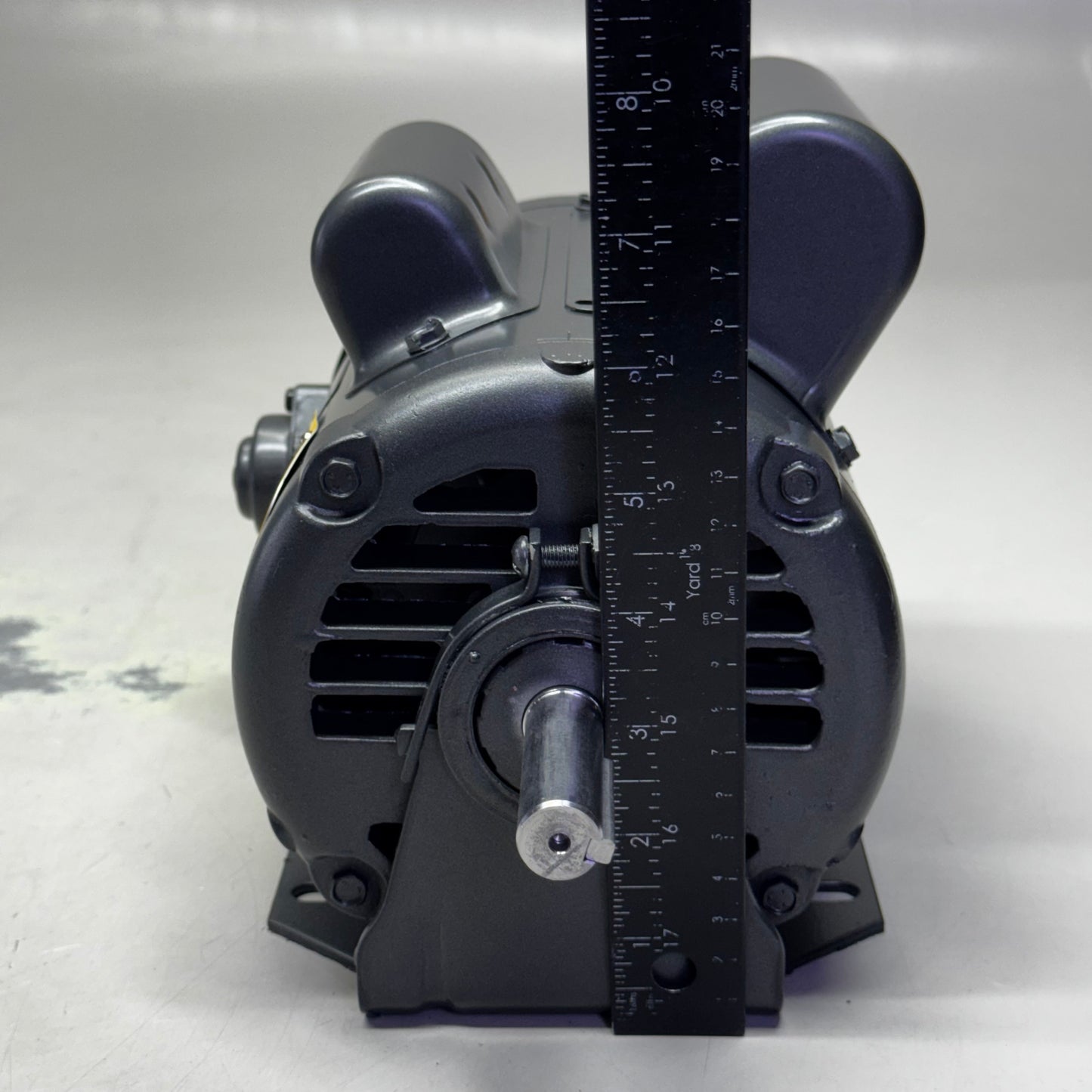 BALDOR RELIANCER Thermally Protected Industrial Motor 1ph 1425/1725 Rpm 0.25 HP Grey 34K191Y729 W/ Reset Button