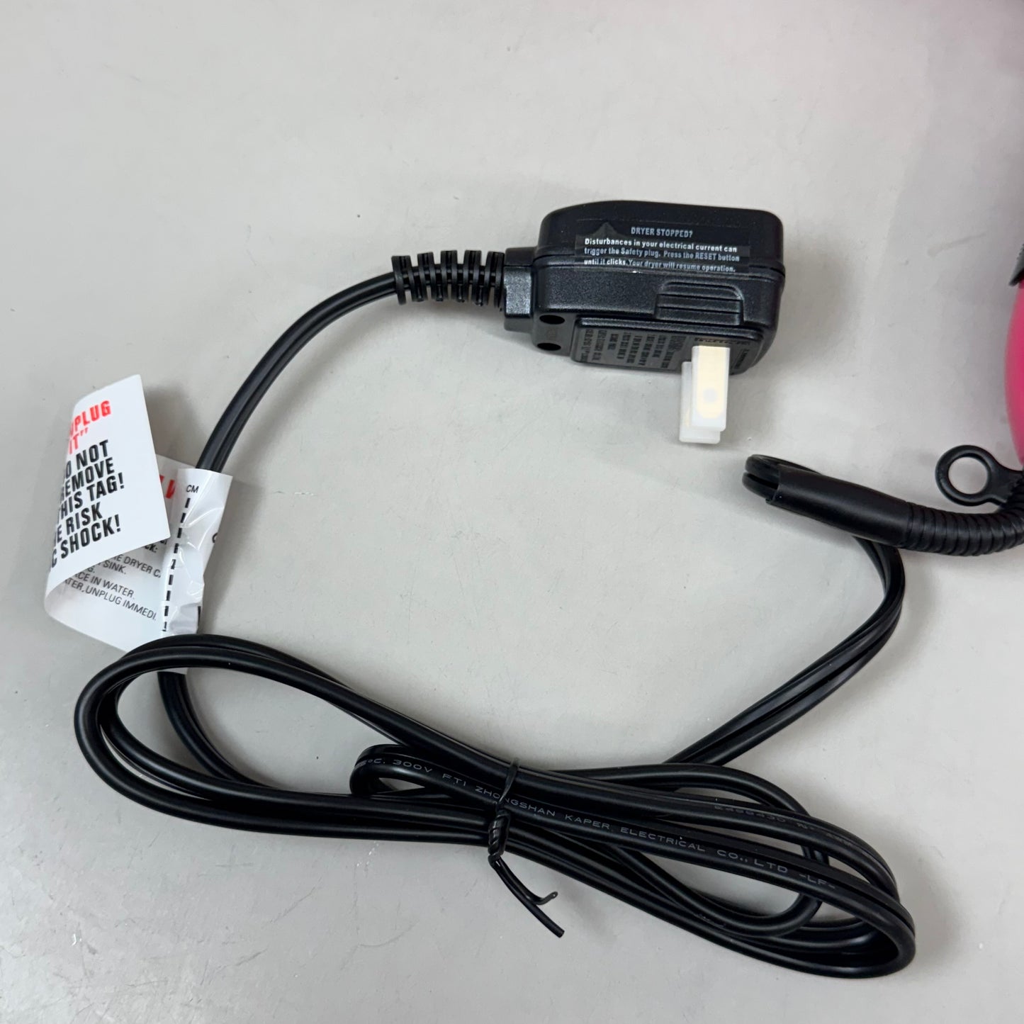 REVLON Smooth and Effortless 1875W Ionic Hair Dryer Berry RV474